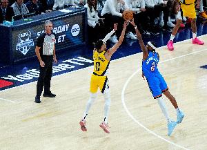 抢七还是赛季终结？ESPN更新G6胜率：雷霆54.1% 步行者45.9%