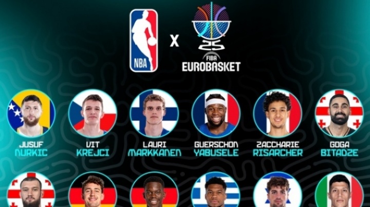 有比赛看了🔥欧锦赛明日揭幕开打！届时将有24名NBA球星征战！