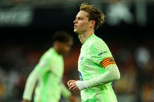 记者：德容已开始随队训练，巴萨预计他能在欧冠中复出战纽卡