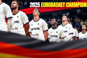 德媒：夺得欧锦赛冠军后德国男篮每名球员将获得3万欧元奖金