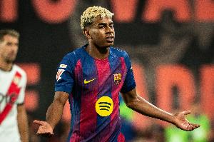 每体：亚马尔正在努力恢复，他力求缩短恢复期并尽快重返球场