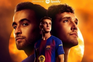 巴萨发布对赫塔费海报：卡萨多、埃里克-加西亚、克里斯滕森出镜