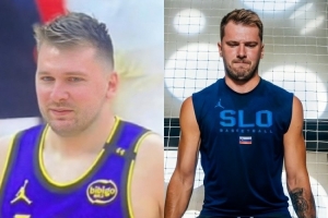 O77变177！湖人官方公布东契奇体重为104公斤 去年最重122.5公斤