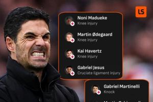 伤完了😫阿森纳本场替补：18岁恩瓦内里、15岁道曼、17岁安努斯