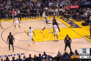 😕残阵就这么难打？残阵步行者一波10-0反超勇士！