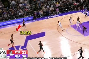 扎心了！杨瀚森打NBA 其他9人都前场 他还在后场慢吞吞😰